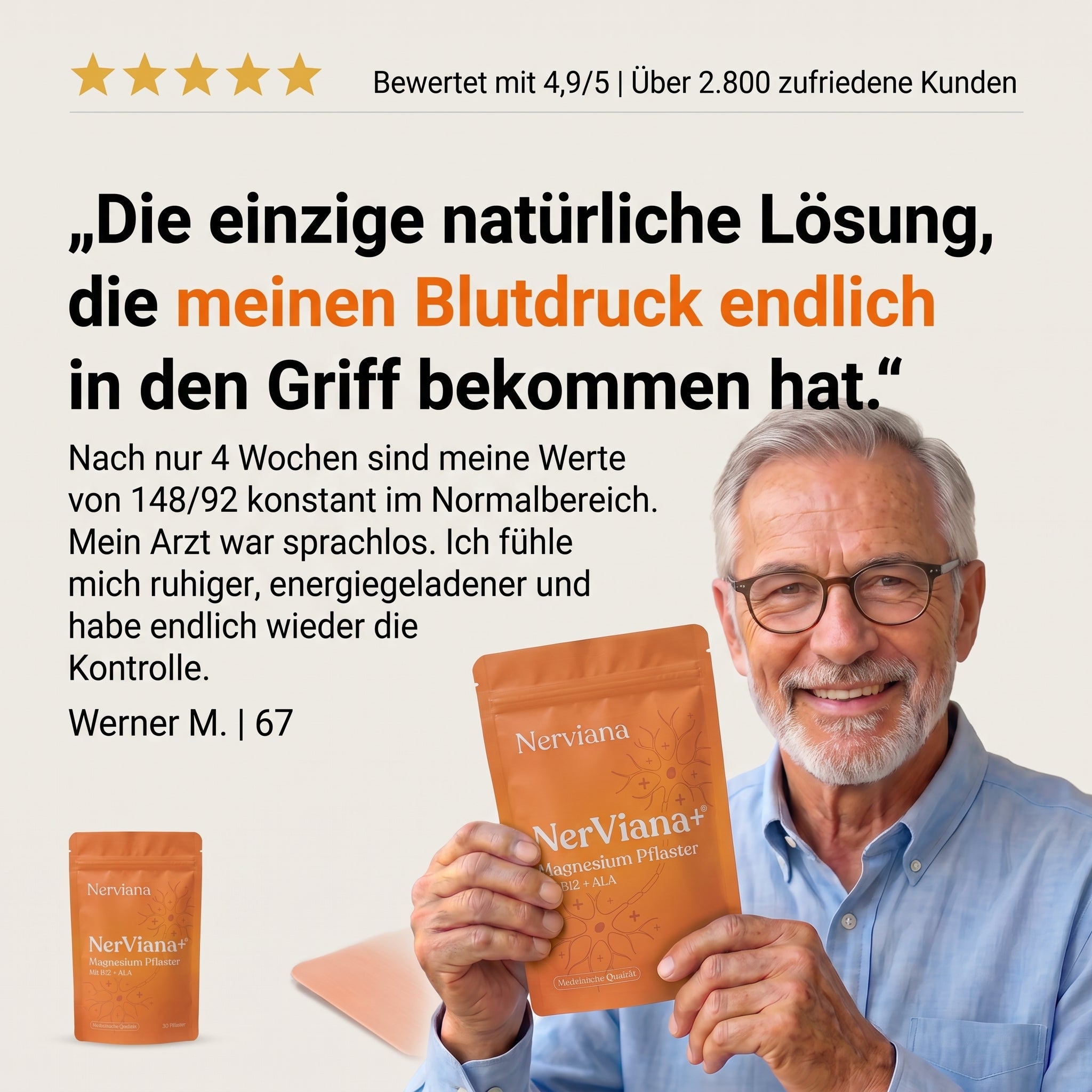 NerViana+® Magnesium Pflaster